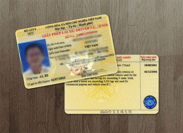 Phân biệt GPLX thật giả