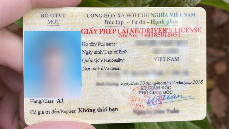 Phân biệt GPLX thật giả